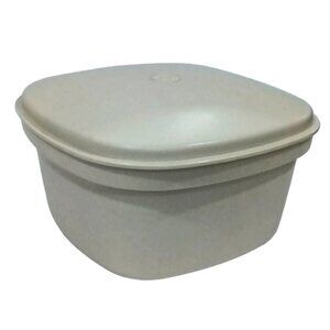 Vintage Tupperware Steamer Steam-N-Store 3-Piece Set All Off-White‎